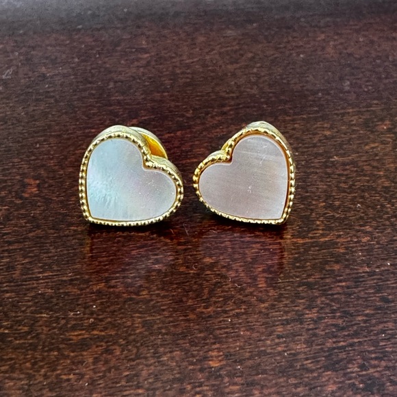 Kiel James Patrick Jewelry - Kiel James Patrick Gold Heart-Shaped Earrings